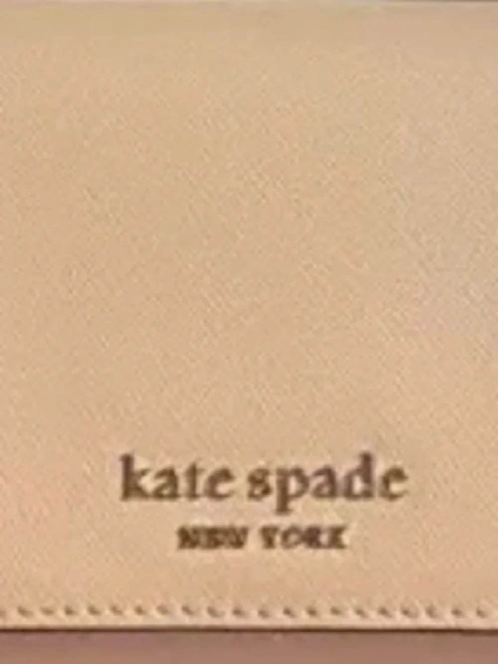 *KATE SPADE* Two-Tone Leather Chain Crossbody in Blush and Cream